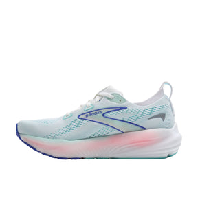 Brooks Glycerin 22 Womens Running Shoes: White/Limpet Shell/Amparo Blue