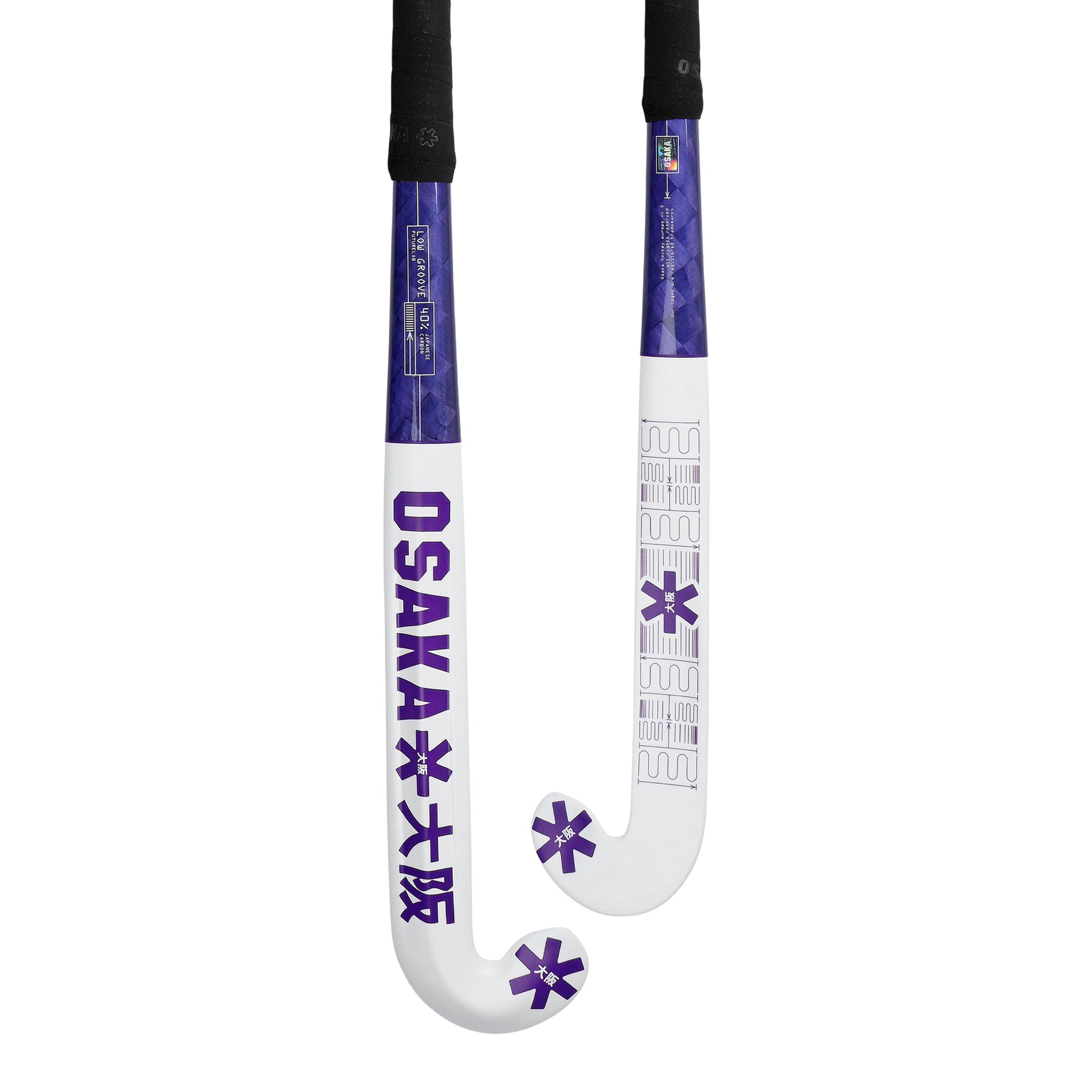 Osaka Low Groove 40 FutureLab Hockey Stick: Future Dusk