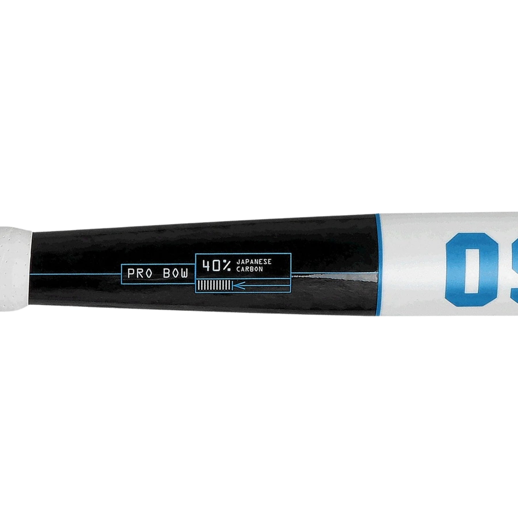 Osaka Pro Bow 40 Hockey Stick: Electric Blue