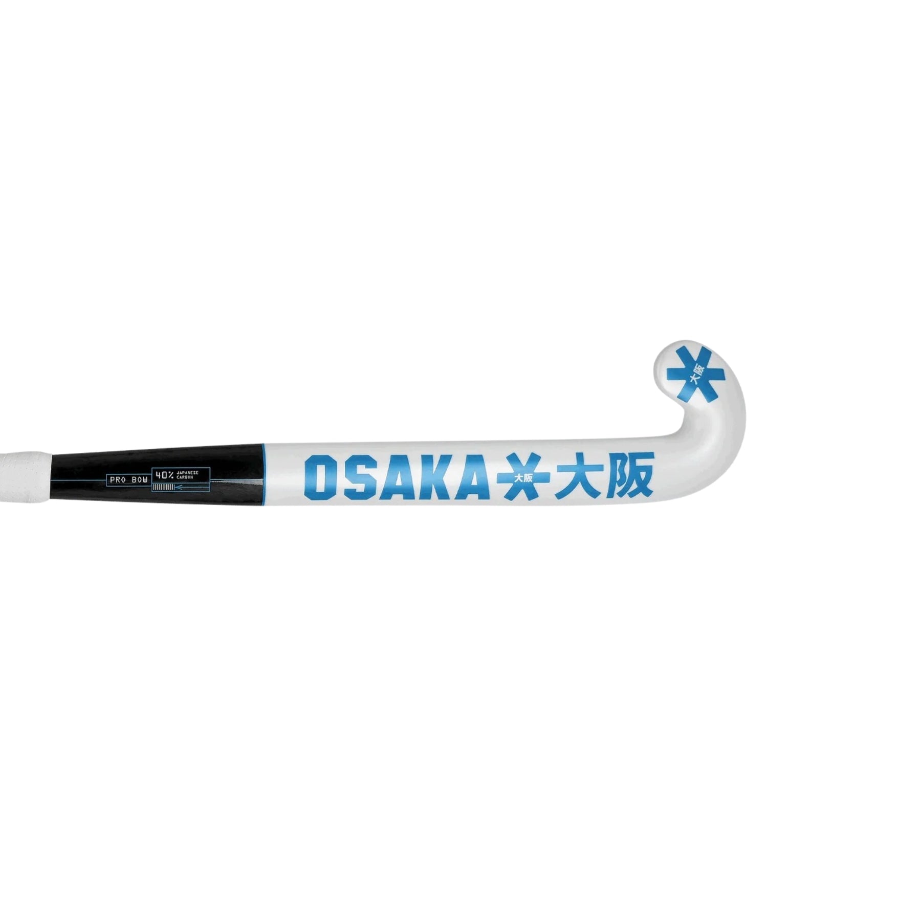 Osaka Pro Bow 40 Hockey Stick: Electric Blue