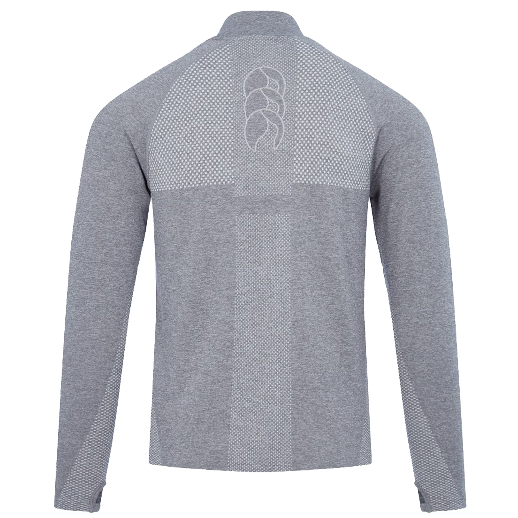 Canterbury Seamless Quarter Zip: Grey