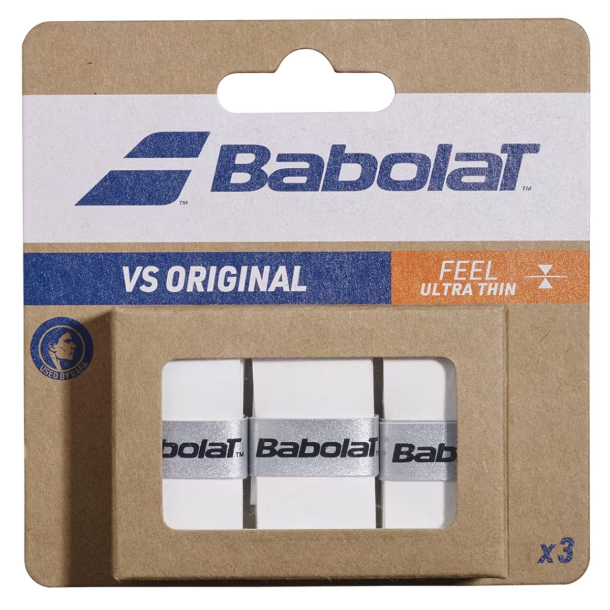 Babolat VS Original Overgrip x3: White