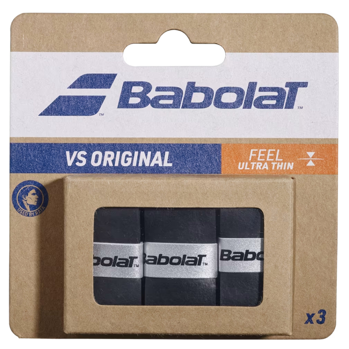 Babolat VS Original Overgrip x3: Black