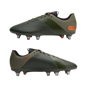 Canterbury Junior Phoenix 3.0 SG Rugby Boots: Black/Green