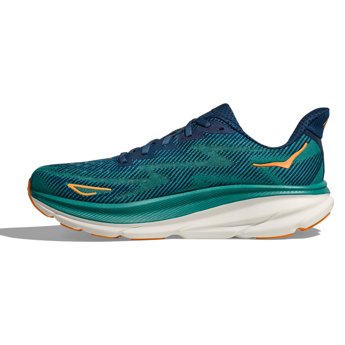 Hoka Clifton 9 Mens Running Shoes: Midnight/Oceanic