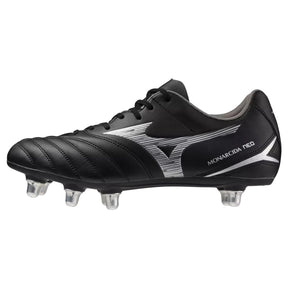 Mizuno Monarcida Neo III Rugby Boots: Black/Silver