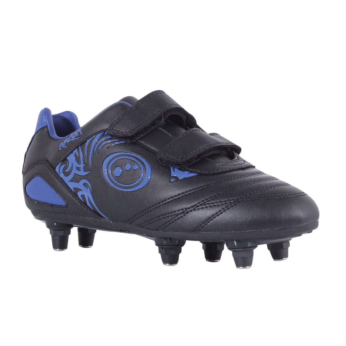 Optimum Razor Rugby Boots: Black/Blue