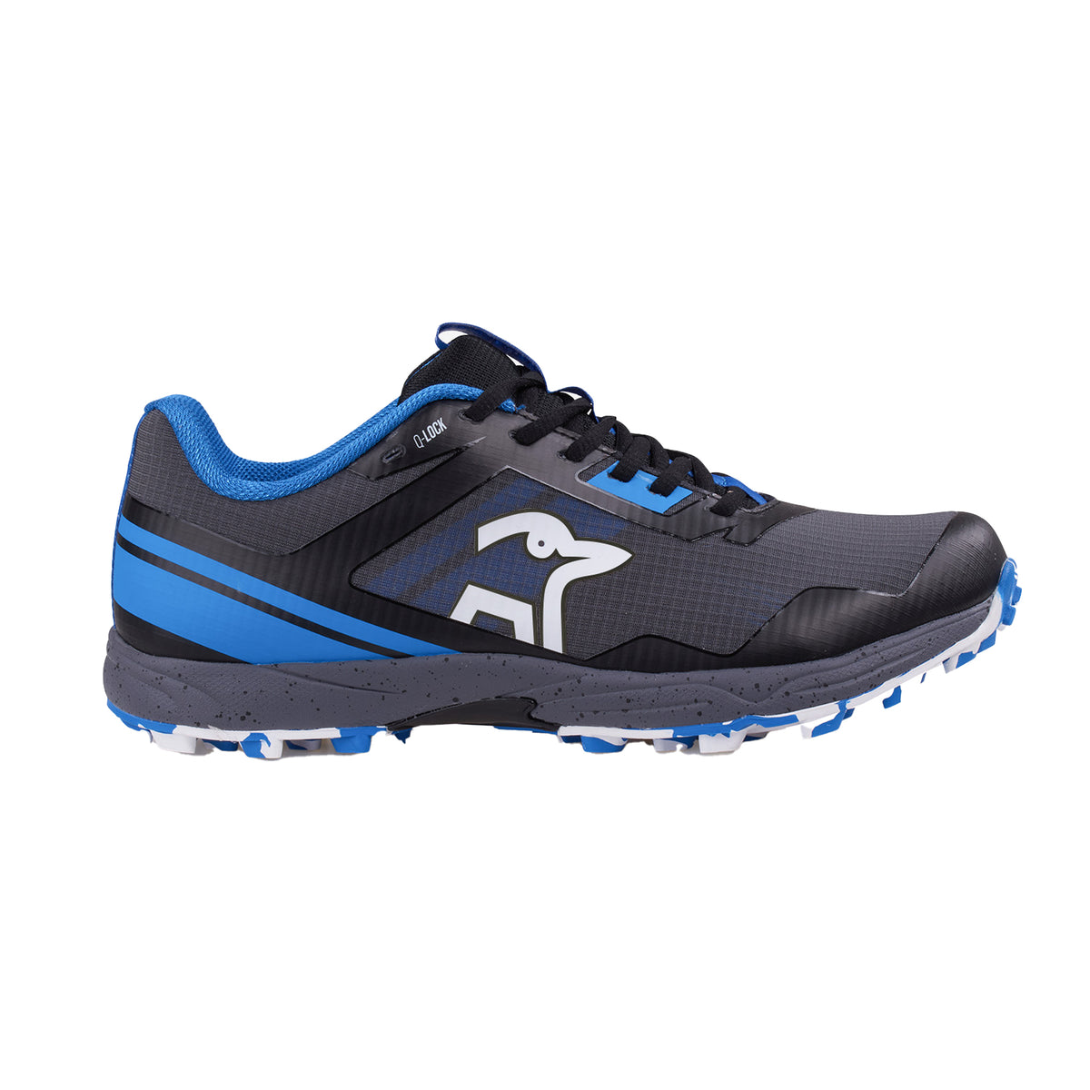 Kookaburra Pulse Hockey Shoes: Black/Blue