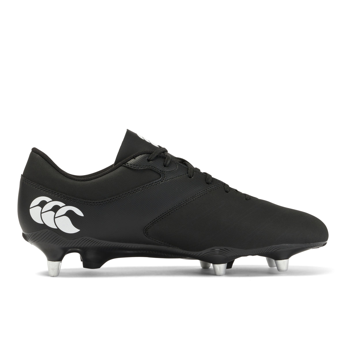 Canterbury Phoenix Raze SG Rugby Boots: Black/White