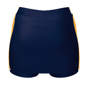 Forest School Skort: Navy/Amber