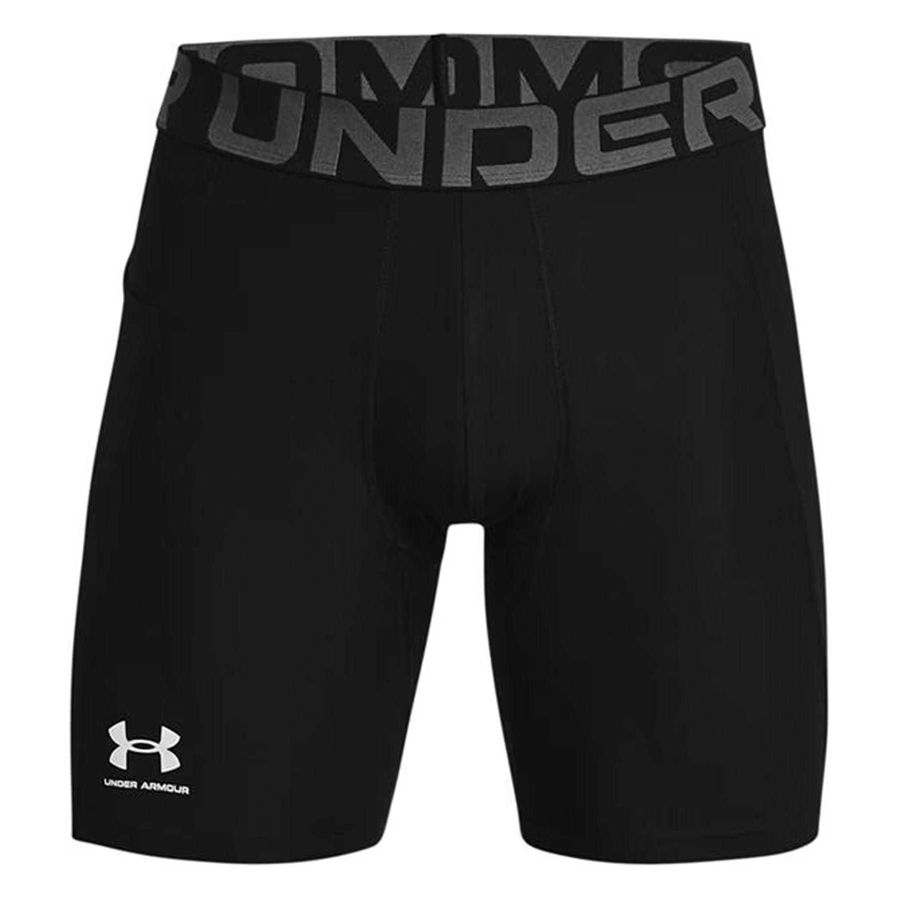 Under Armour Mens Heatgear Baselayer Shorts With Pocket: Black