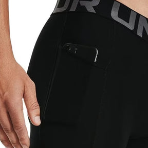 Under Armour Mens Heatgear Baselayer Shorts With Pocket: Black