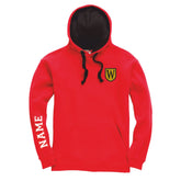 Waverley School Leavers Hoodie: Red/Black