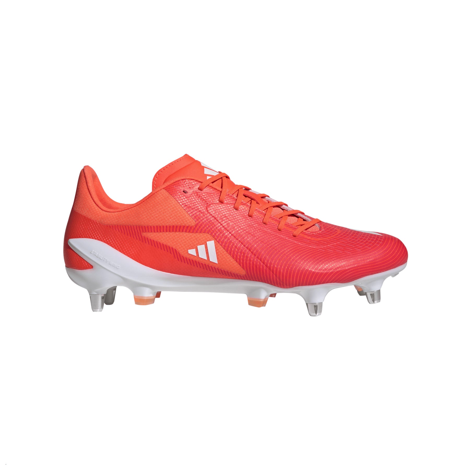 Adidas Adizero RS-15 Ultimate SG Rugby Boots: Lucid Red