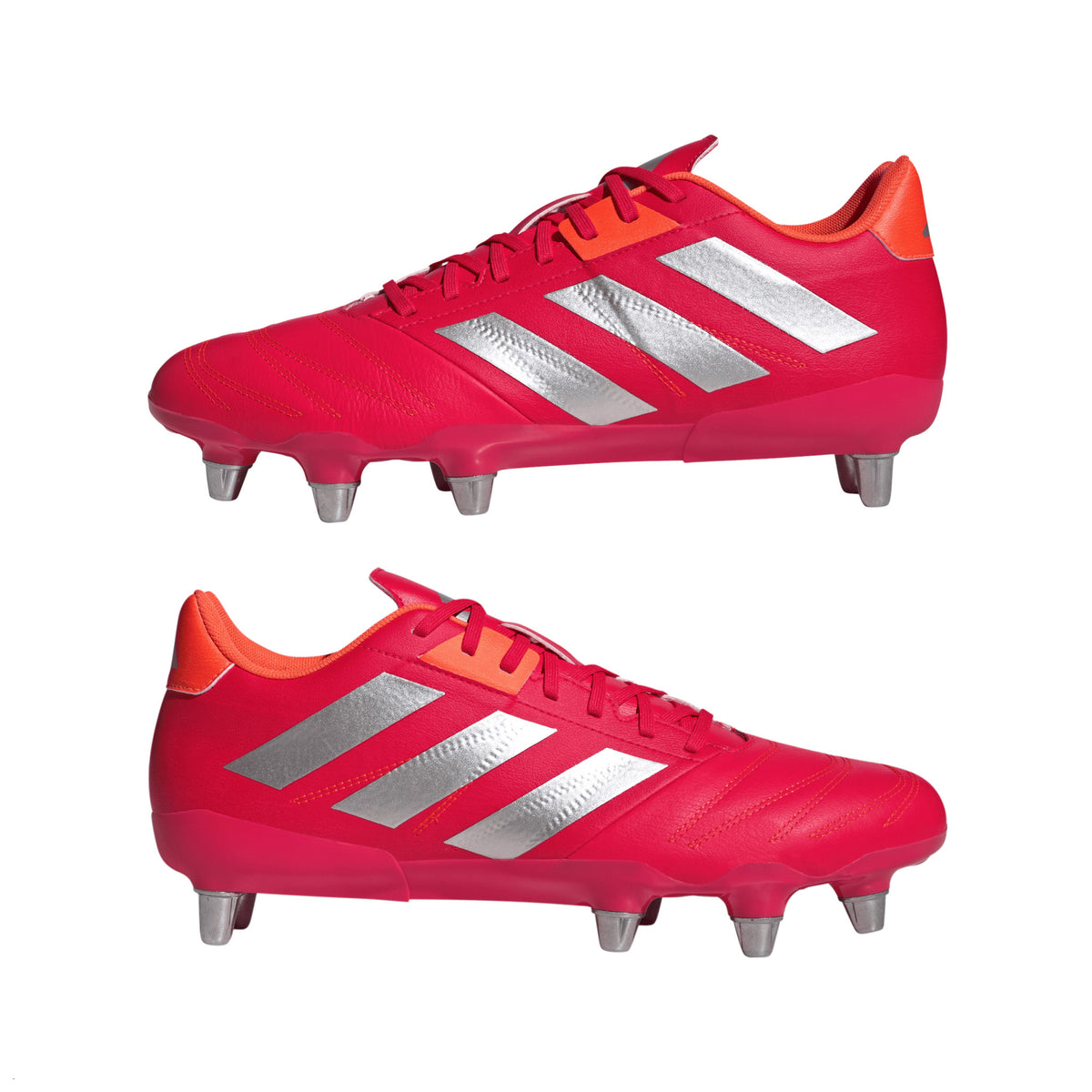 Adidas Kakari Elite SG Rugby Boots: Lucid Red