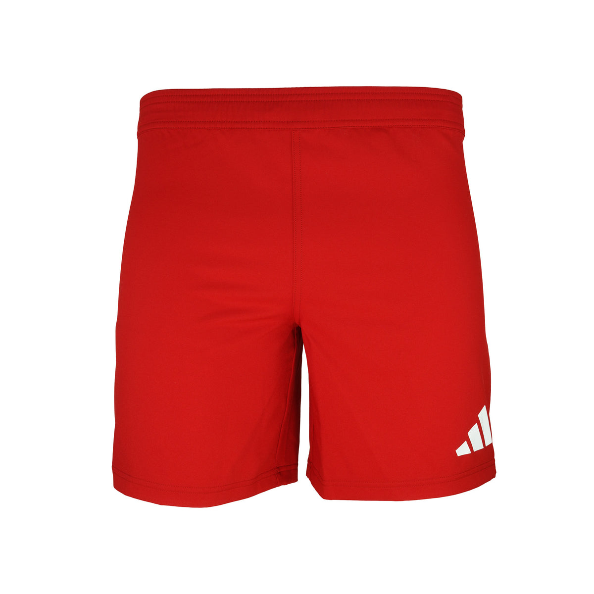 3 Stripe Rugby Short: Red