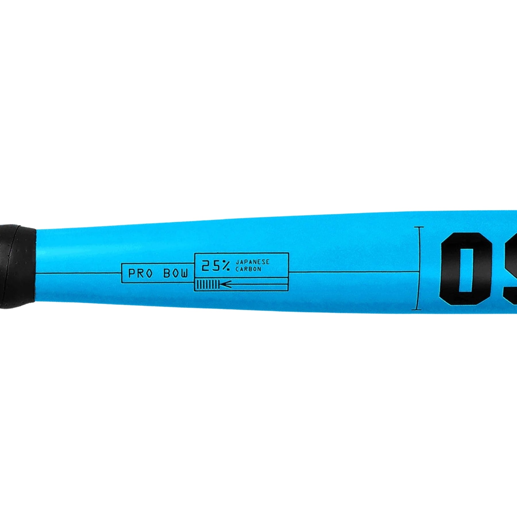 Osaka Pro Bow 25 Hockey Stick: Electric Blue