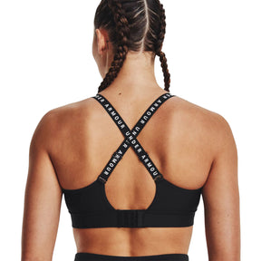 Under Armour Infinity Mid Bra: Black