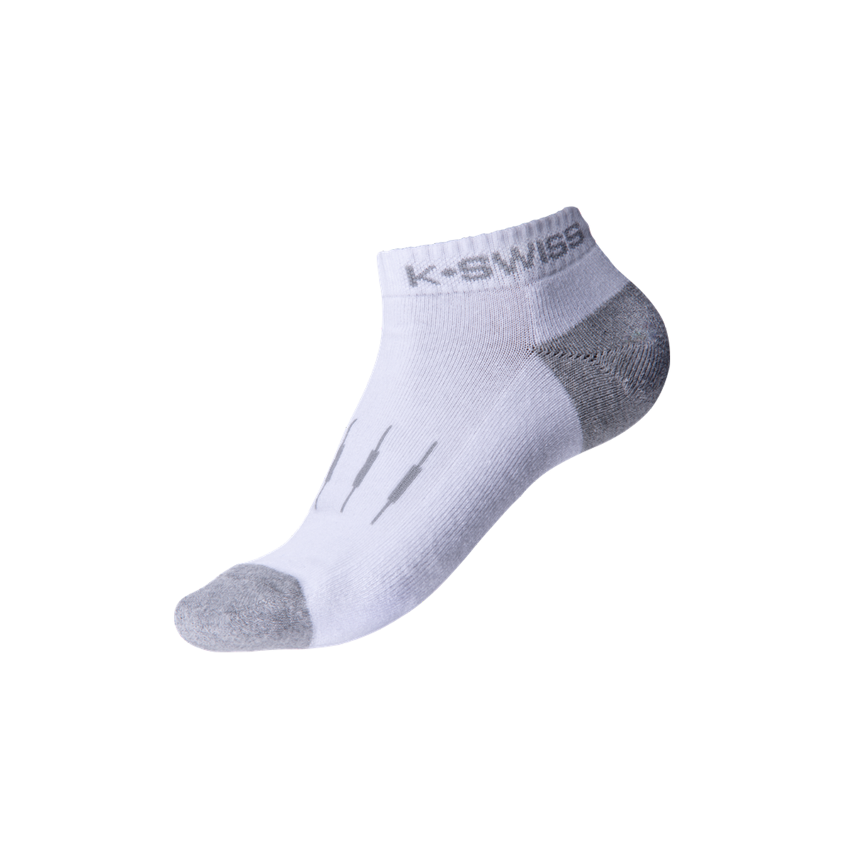 K Swiss Womens Low Cut Socks 3 Pack: White