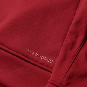 British & Irish Lions Rugby 1/4 Zip Thermoreg Fleece: Red