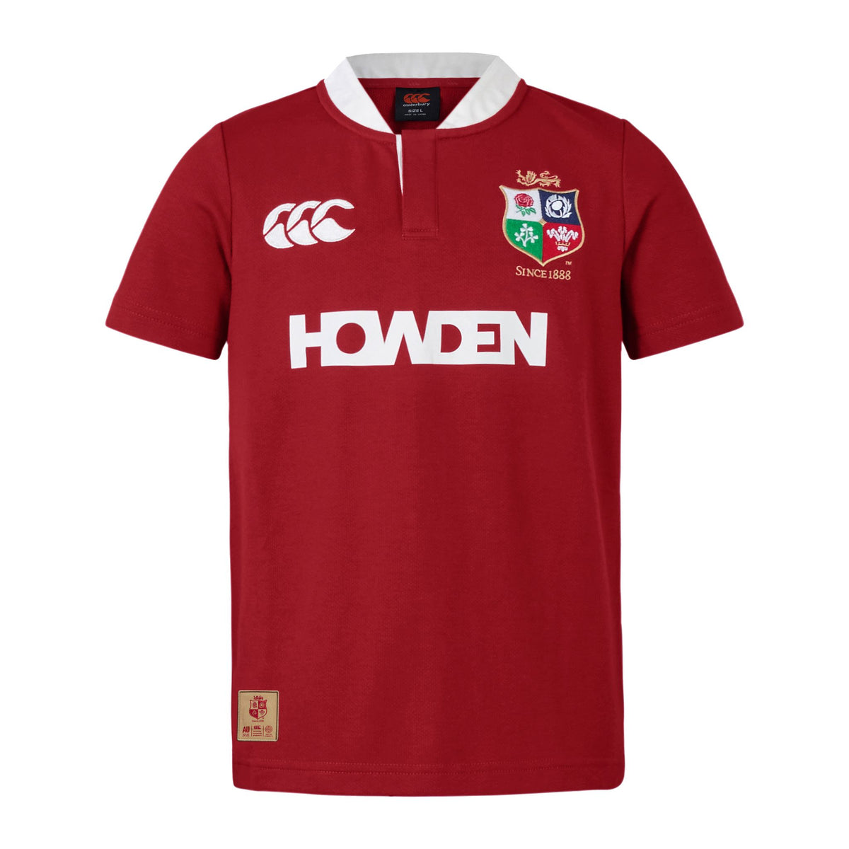 British & Irish Lions Classic Rugby SS Jersey: Red