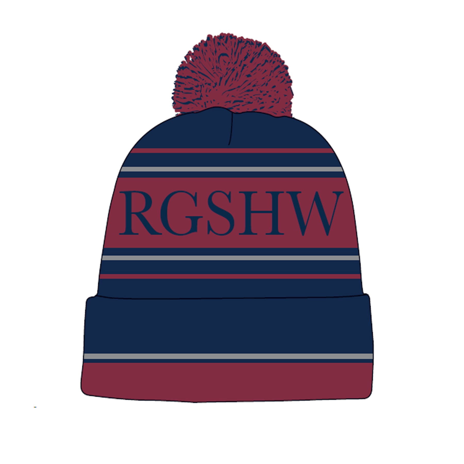 Royal Grammar School Bobble Hat