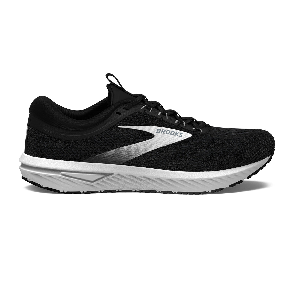 Brooks Revel 7 Mens Running Shoes: Black/White