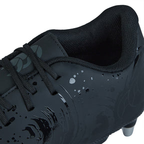 Canterbury Phoenix Genesis Team Rugby Boots: Black/Silver