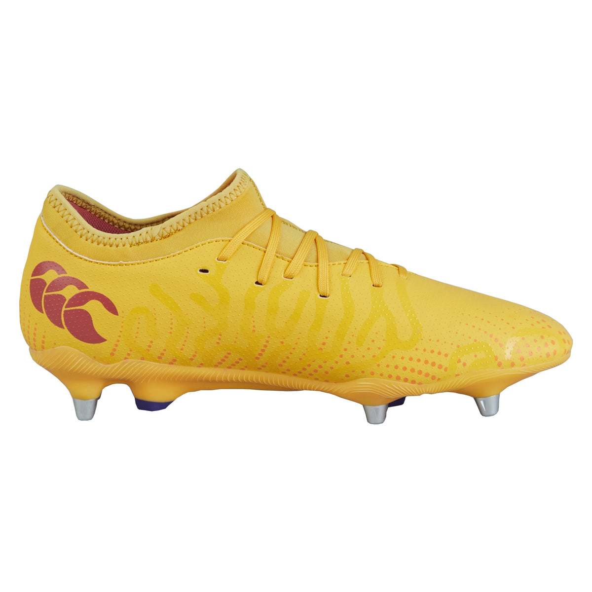 Canterbury Speed Infinite Team SG Rugby Boots: Yellow/Orange