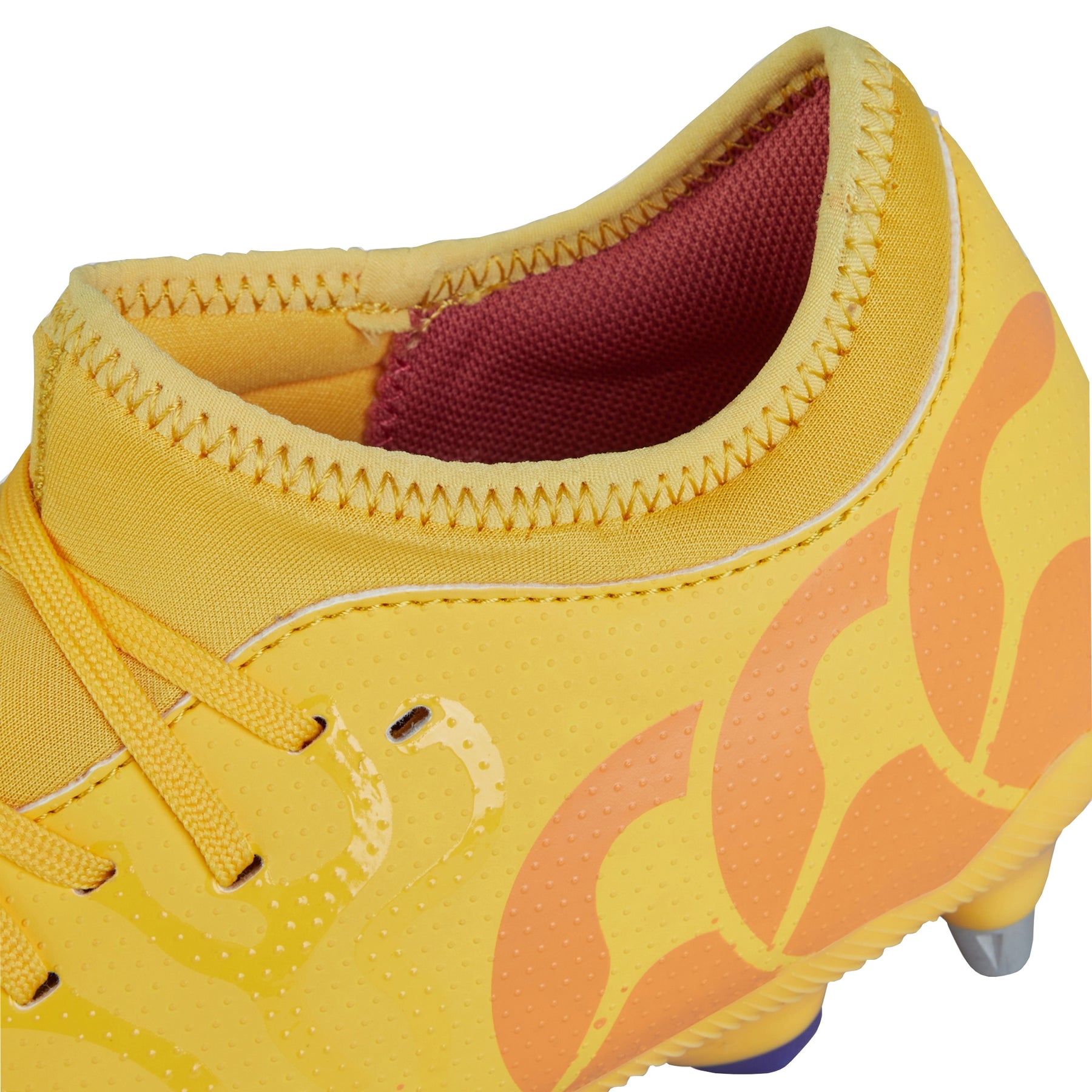 Canterbury Speed Infinite Team SG Rugby Boots: Yellow/Orange