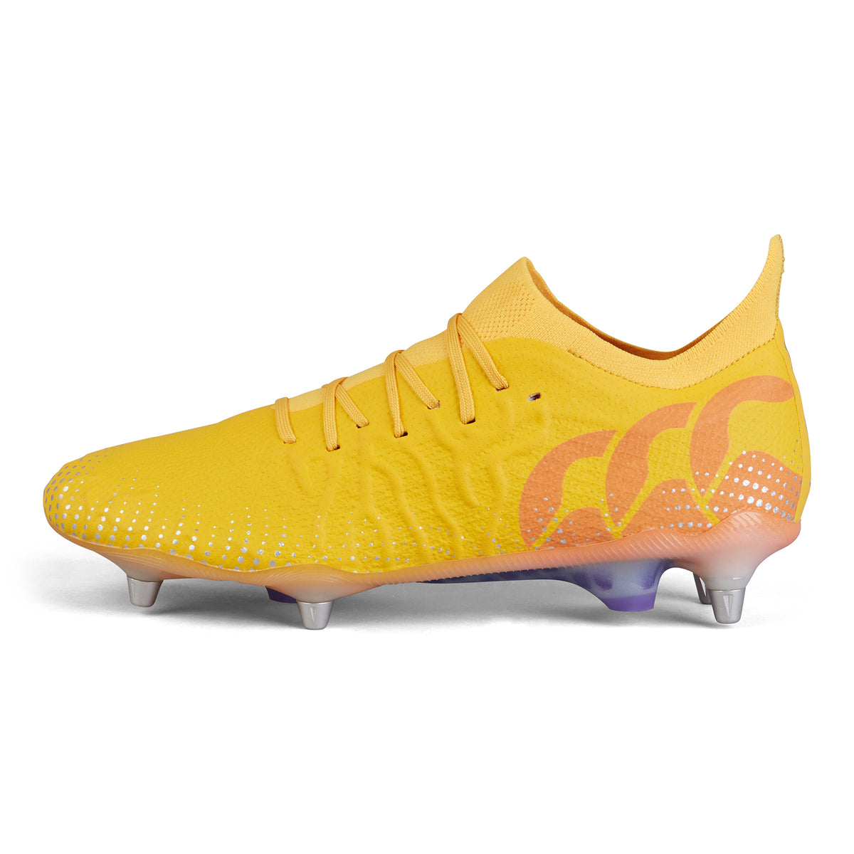 Canterbury Speed Infinite Elite Team Rugby Boots: Yellow/Orange