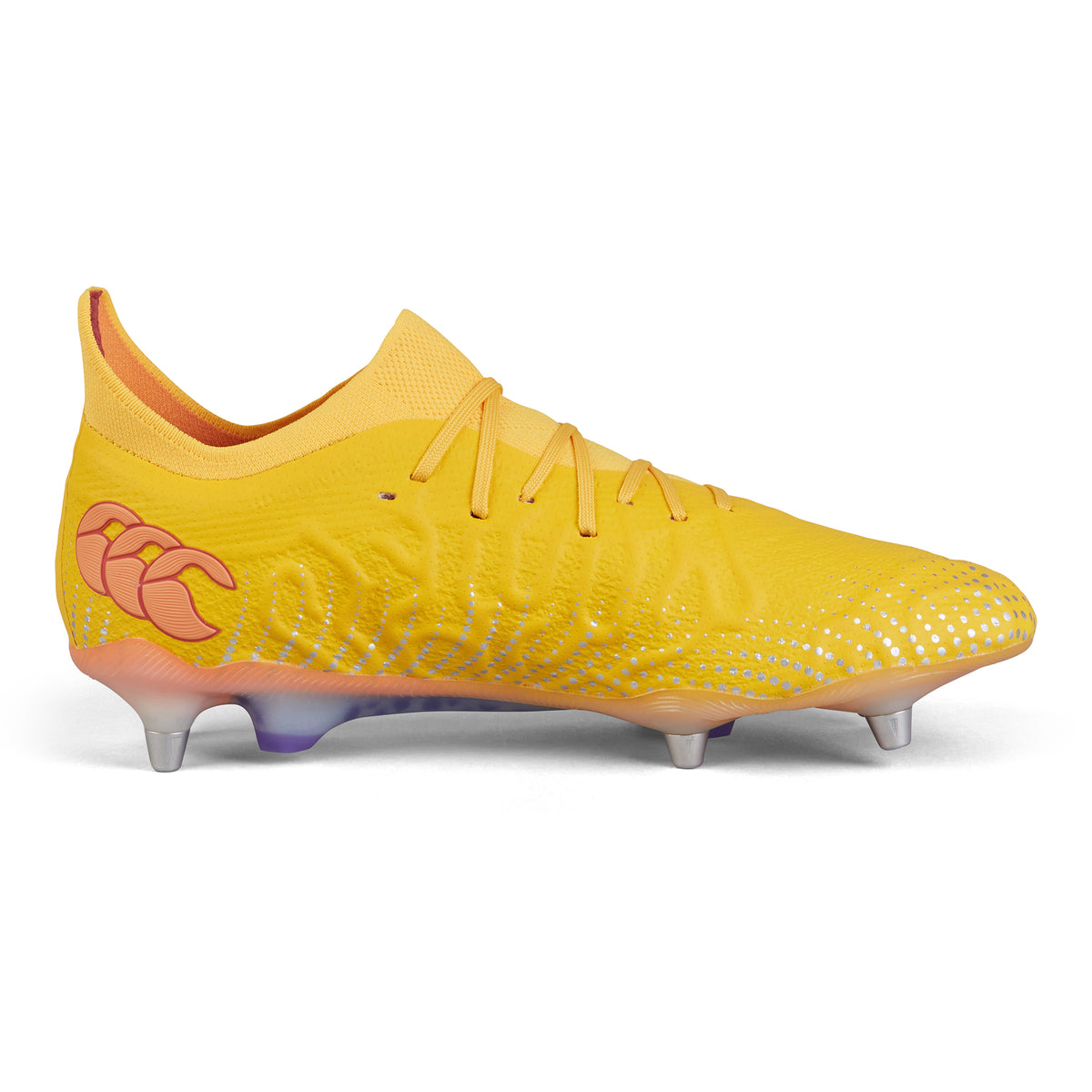 Canterbury Speed Infinite Elite Team Rugby Boots: Yellow/Orange