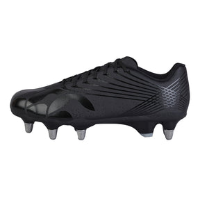 Canterbury Stampede Team Rugby Boots: Black/Silver