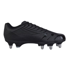 Canterbury Stampede Team Rugby Boots: Black/Silver