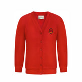 Claytons School Cardigan: Red