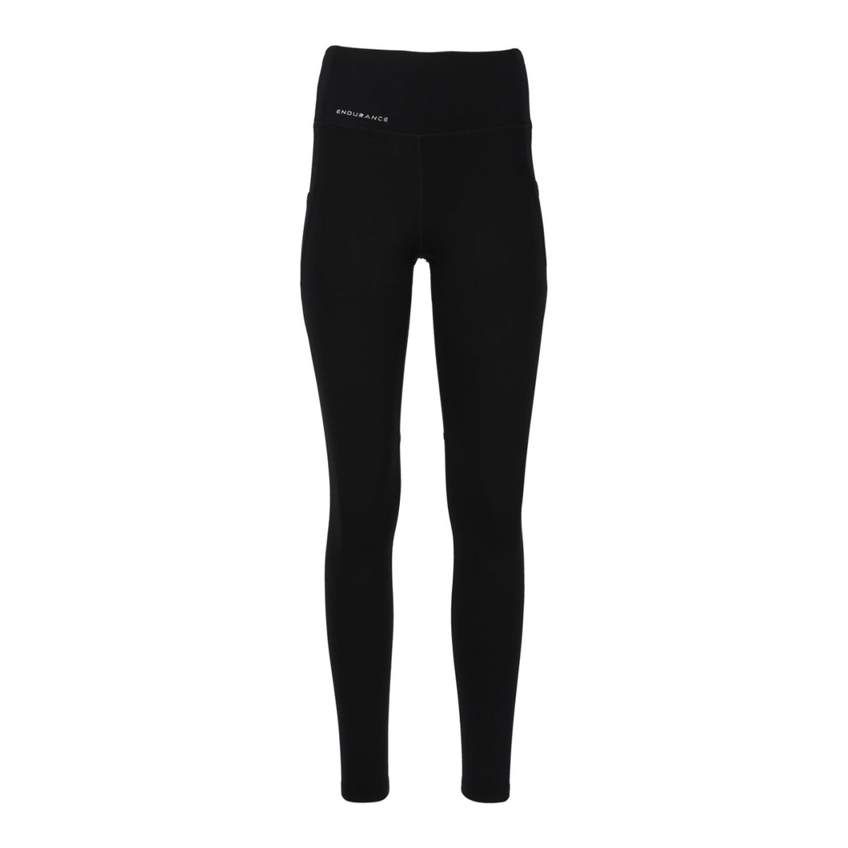 Endurance Womens Tathar Tights With Pockets: Black