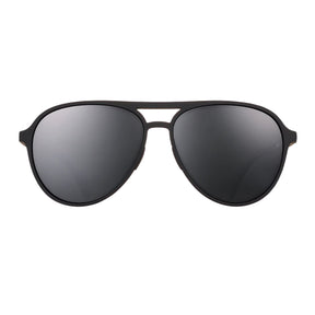 Goodr Blackout Sunglasses Black Non-Reflective Lenses: Black Frame