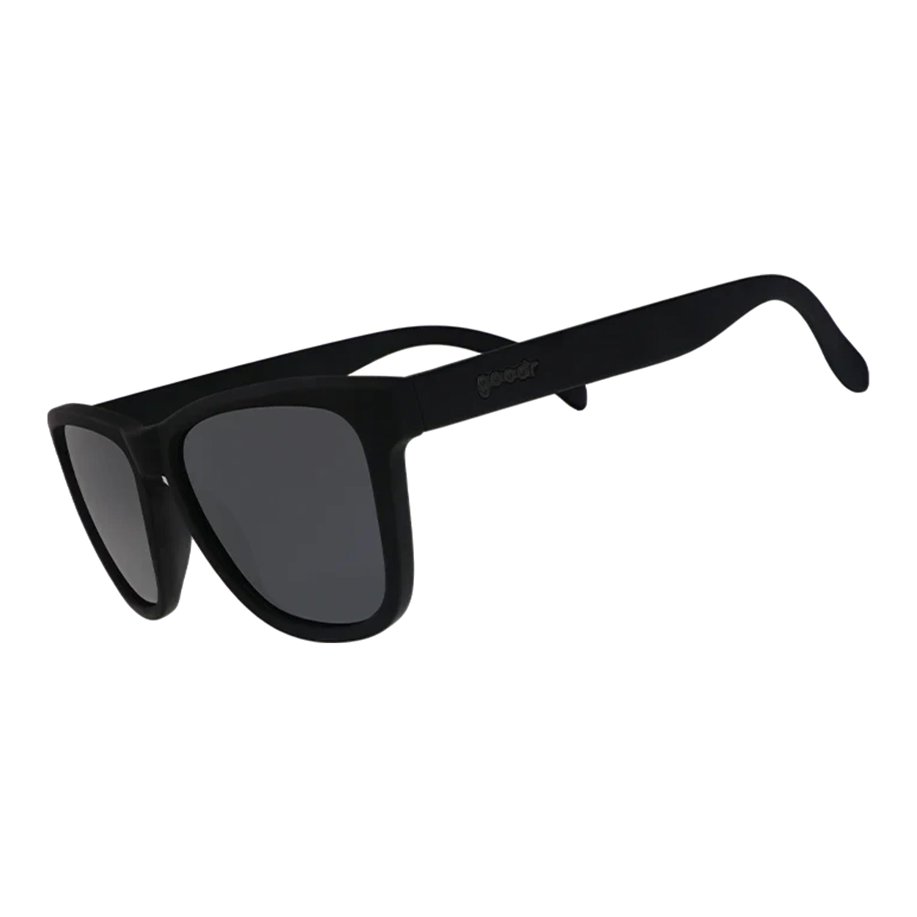 Goodr Calamity Sunglasses Black Non-Reflective Lenses: Black Frame