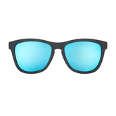 Goodr Midnight Sunglasses Blue Gradient Lenses: Black Frame