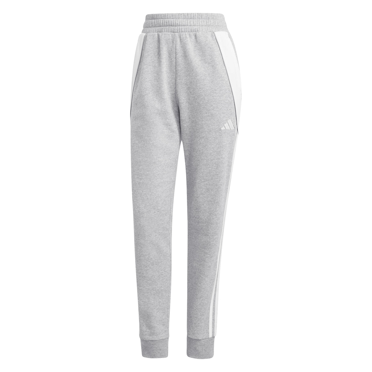 Tiro24 Sweat Pant Women: medium grey heather/white