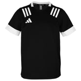 3 Stripe Rugby Jersey Youth: Black