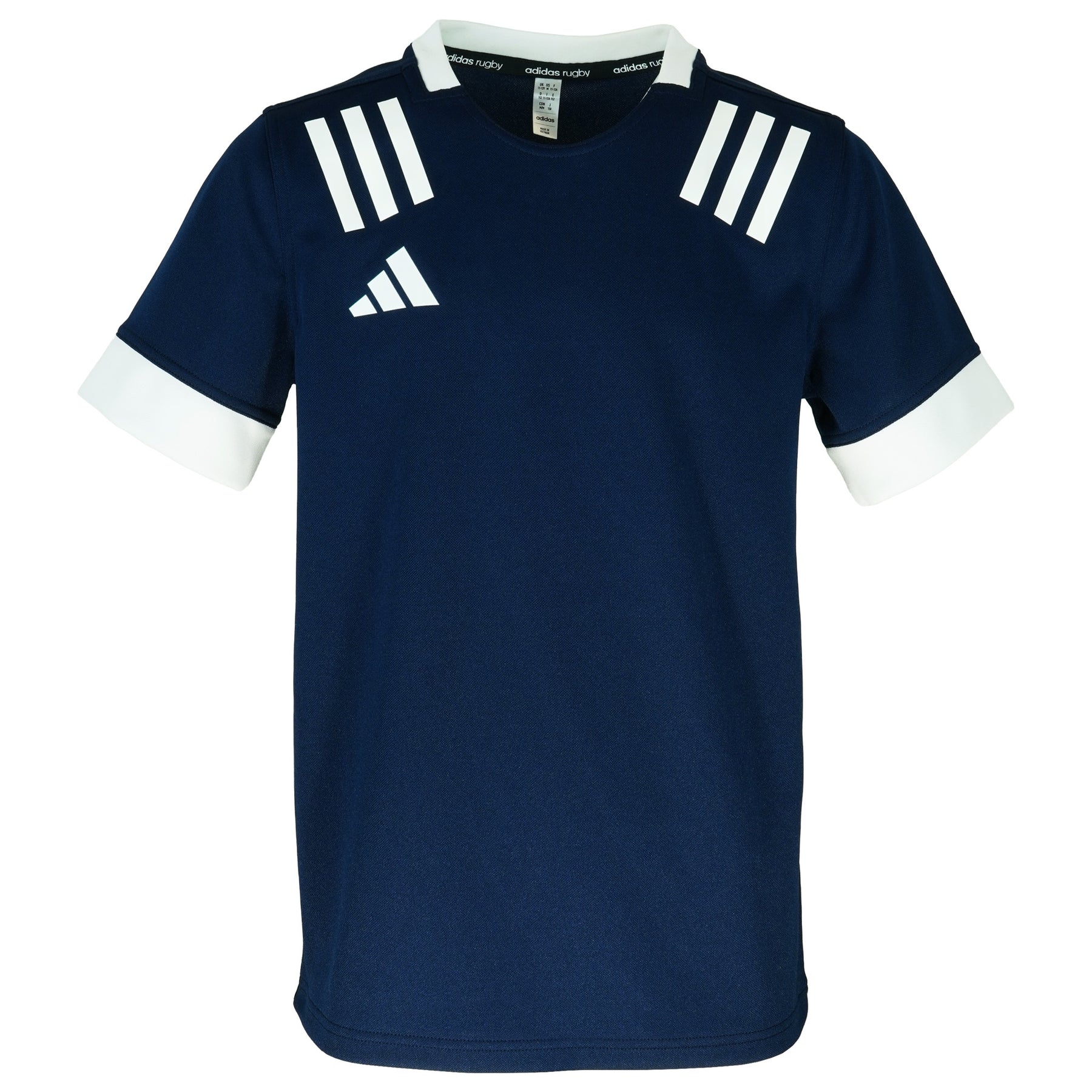 3 Stripe Rugby Jersey Youth: Navy