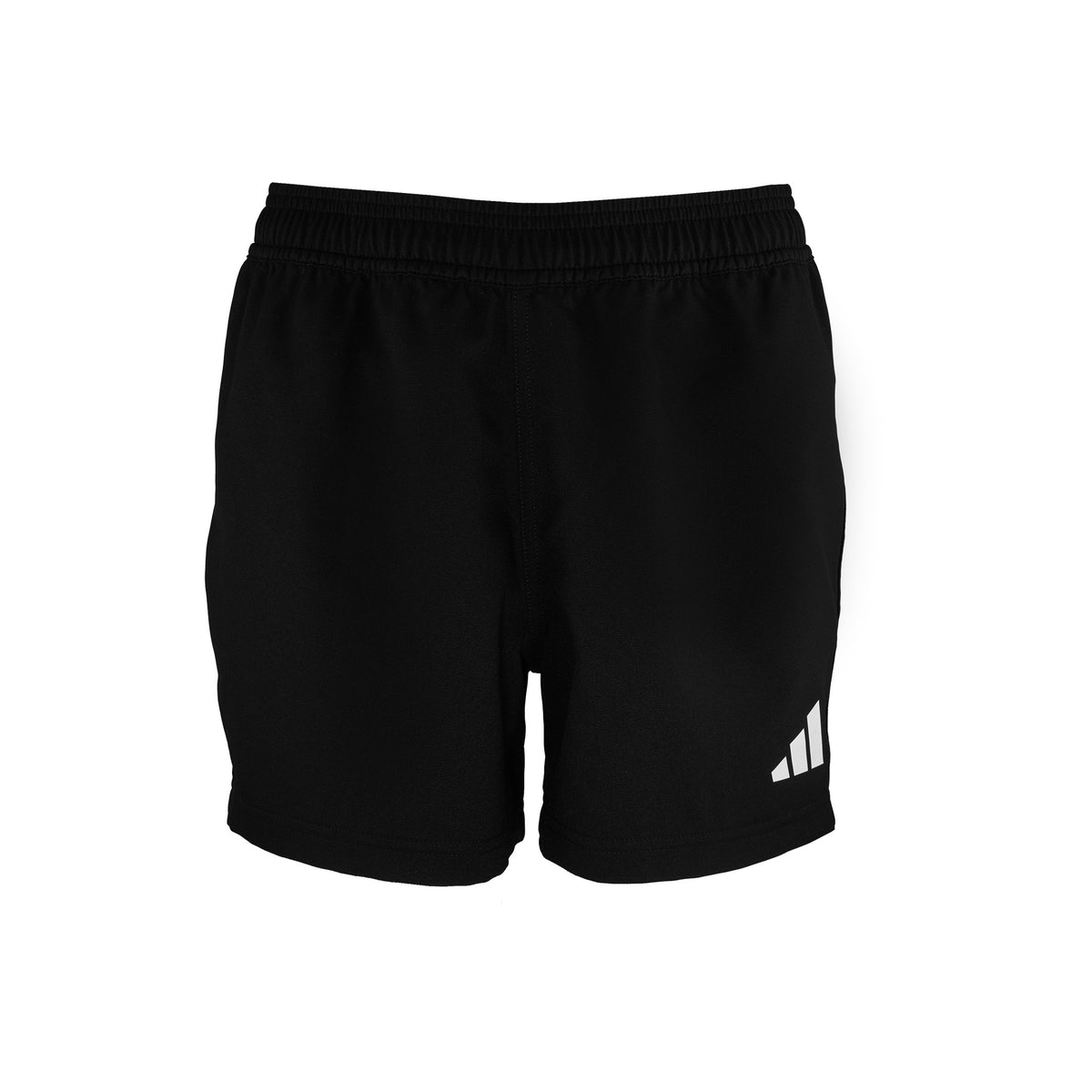 3 Stripe Rugby Short Youth: Black