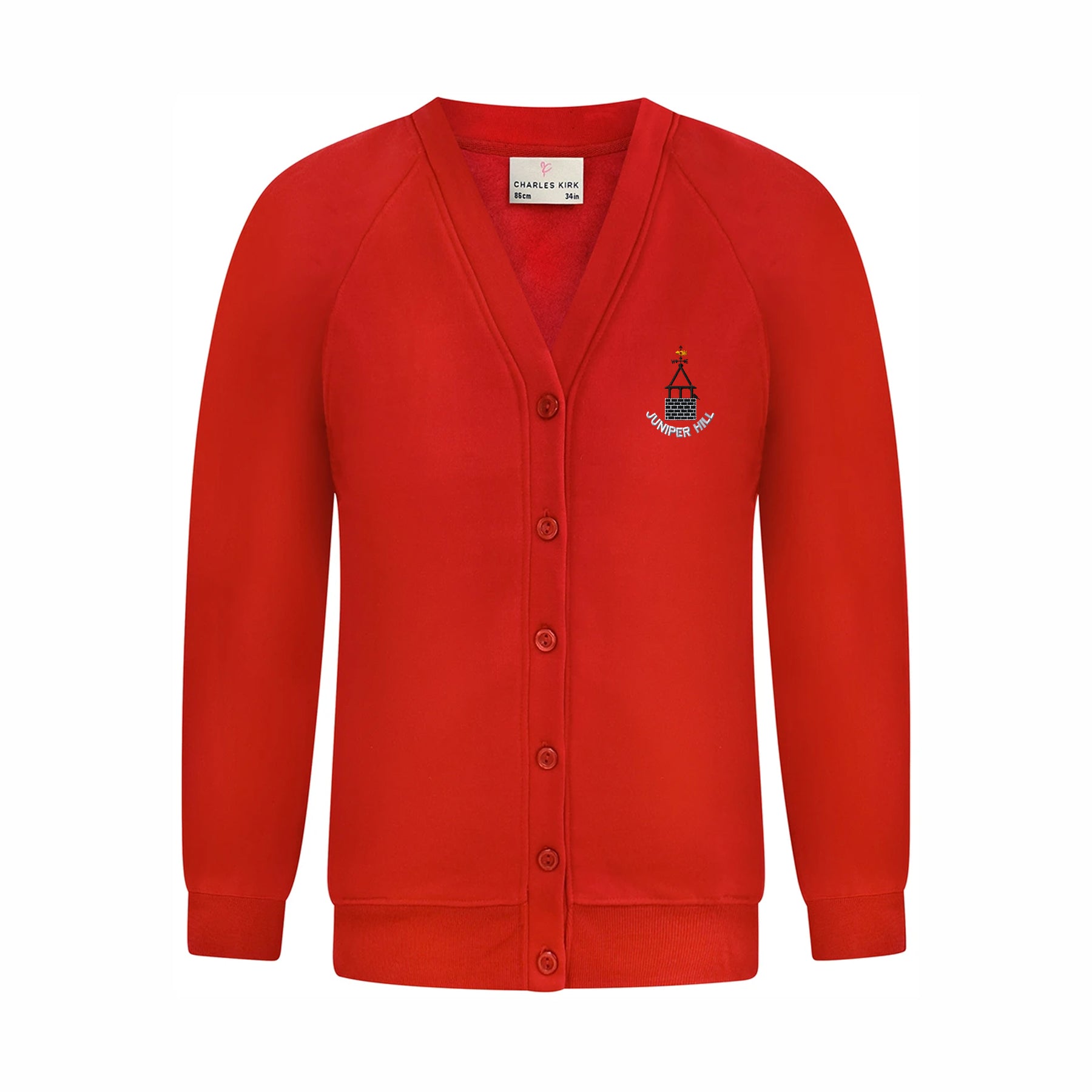 Juniper Hill School Cardigan: Red