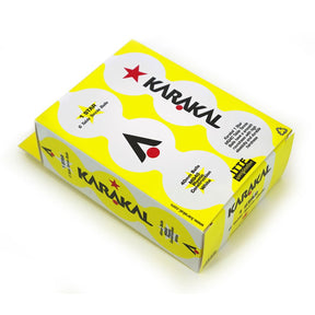 Karakal 1 Star Table Tennis Balls 6pk: White