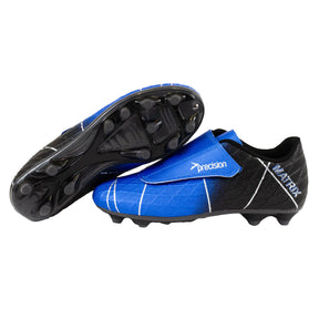 Precision Matrix Junior Football Boots FG: Blue/Black/Silver