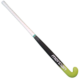 Mercian Genesis CF25 Low Indoor Hockey Stick Black/Lime  - 36.5L