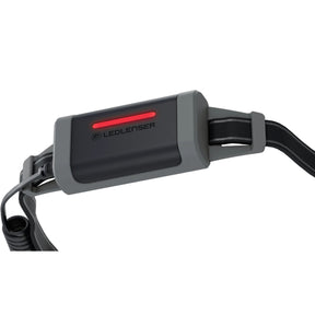 Ledlenser NEo5R Running Head Torch with Chest Strap: Gray/Black