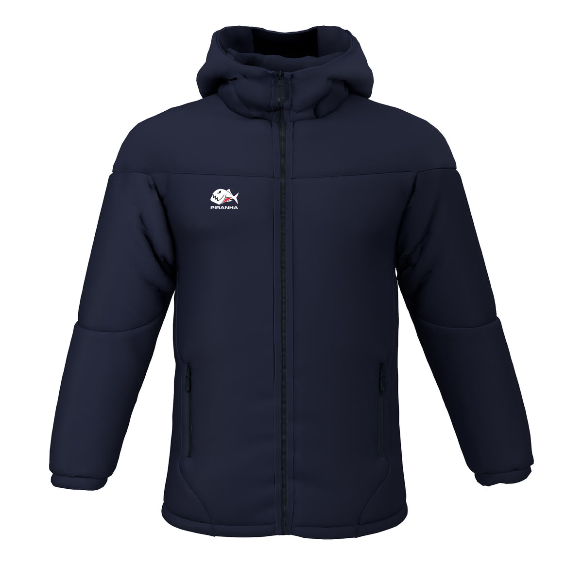 Piranha Contoured Coaches Jacket: Navy