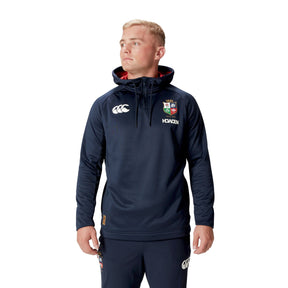 British & Irish Lions Rugby 1/4 Zip Hoodie: Navy